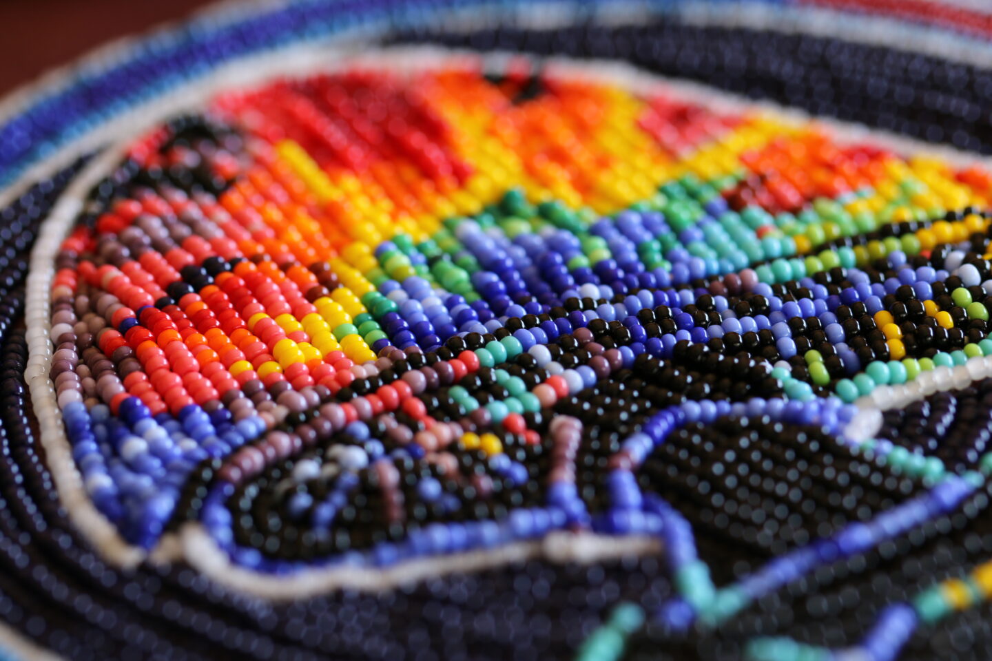 mashroom beadwork