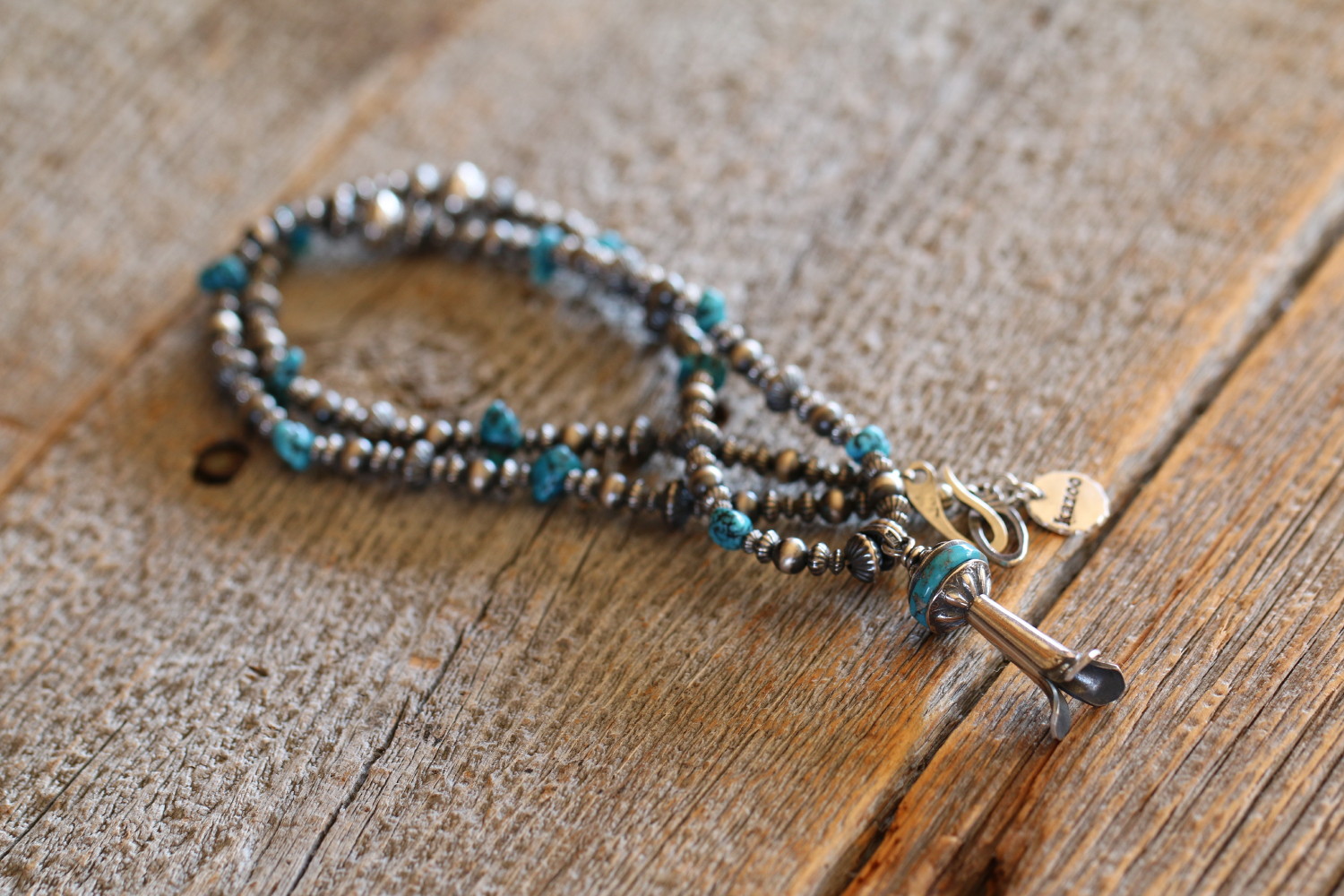 Squash Blossom-Silver&Turquoise Necklace | Kazoo