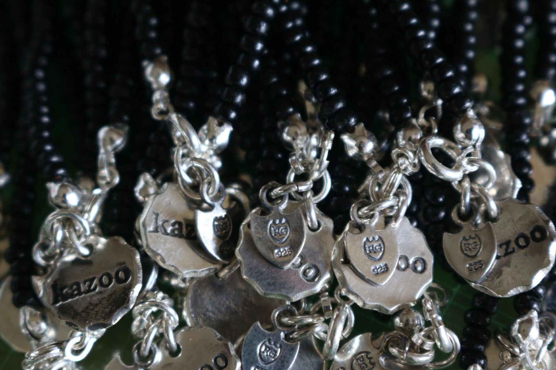 COLLABORATION NECKLACE RUDE GALLERY × kazoo Silver Tag