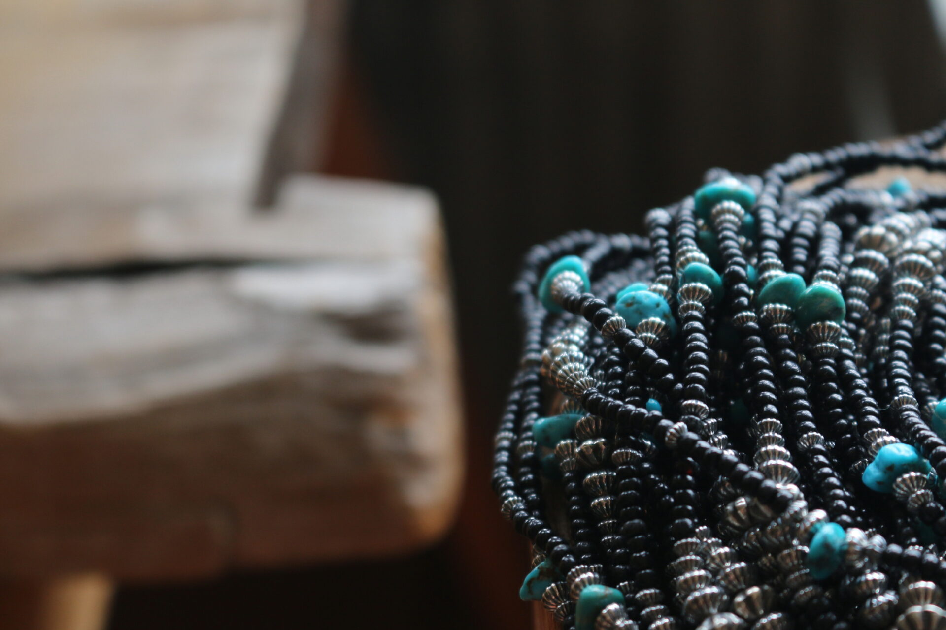 Vintage Beads, Silver Beads and Turquoise